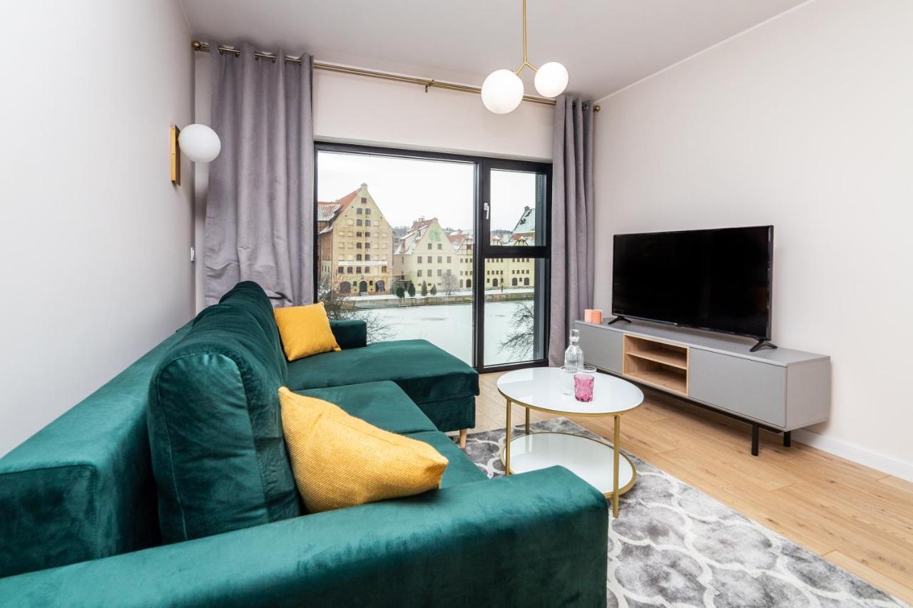 Pobookowane River View Apartments Gdańsk Exterior foto