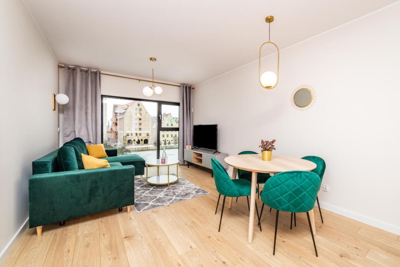 Pobookowane River View Apartments Gdańsk Exterior foto