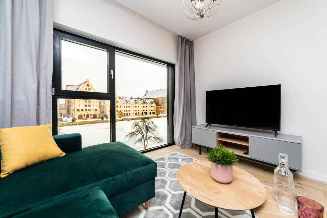 Pobookowane River View Apartments Gdańsk Exterior foto