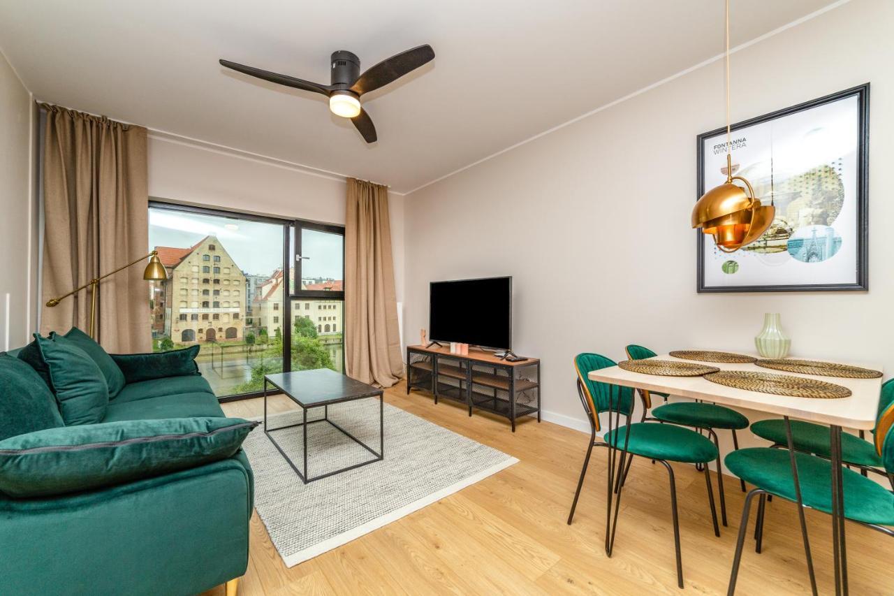 Pobookowane River View Apartments Gdańsk Exterior foto