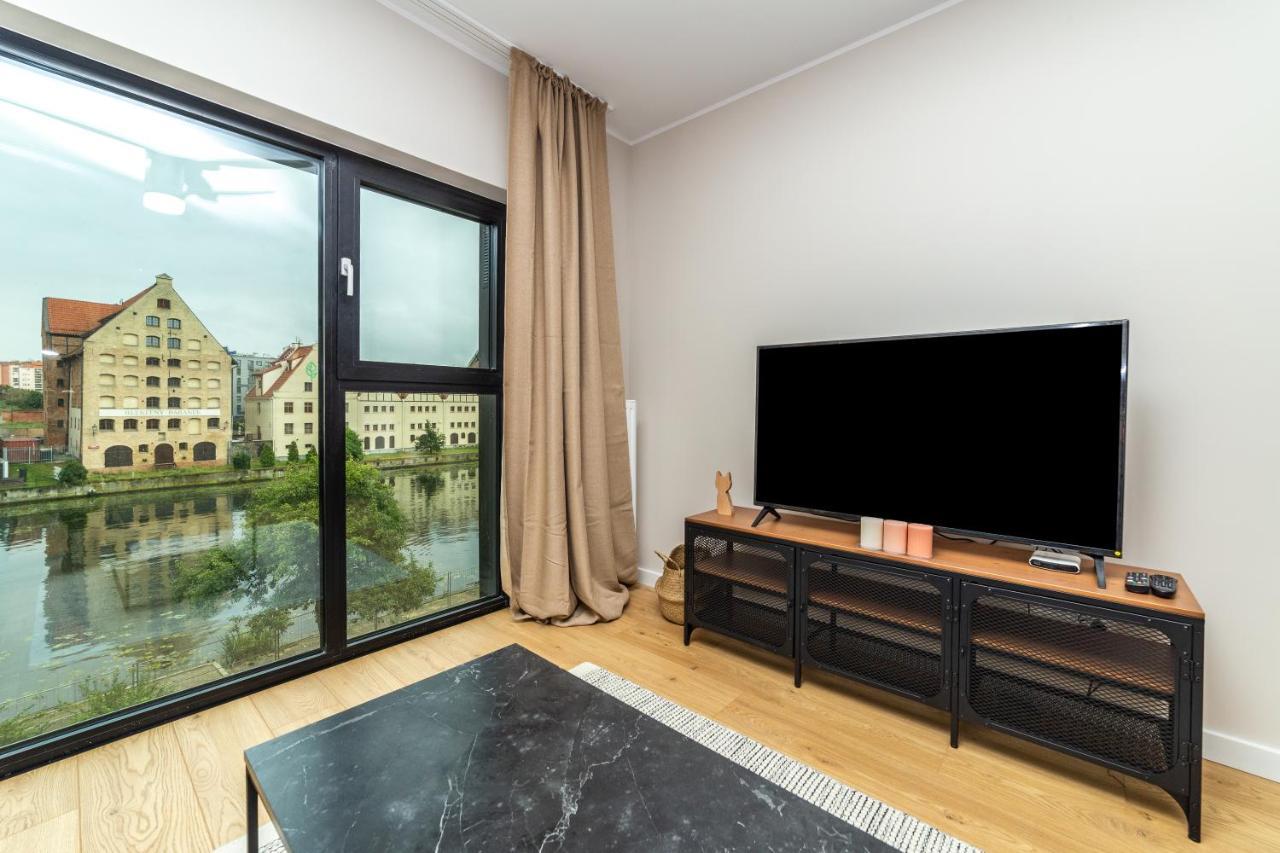 Pobookowane River View Apartments Gdańsk Exterior foto